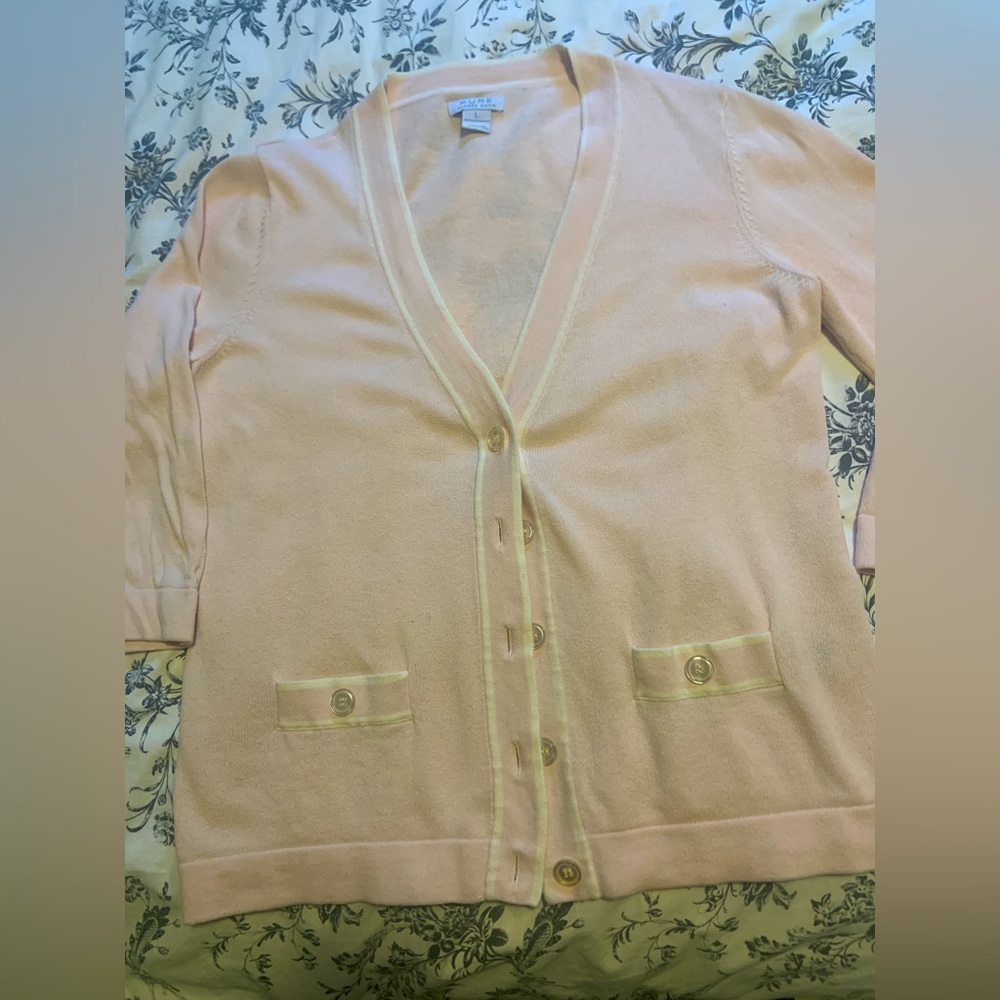 Chanel style cotton cardigan